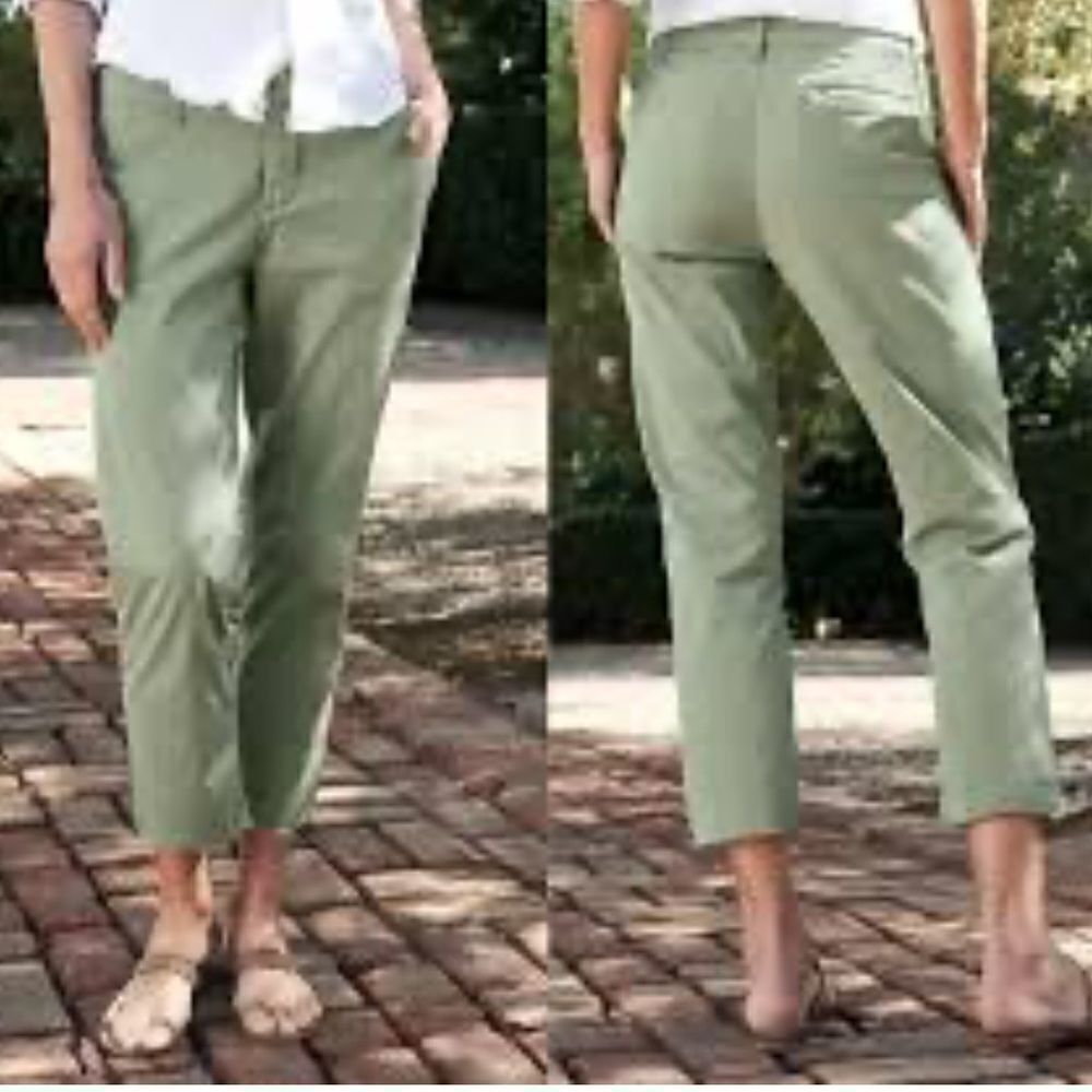 Frank & Eileen Wicklow Italian Performance Twill Chino Pants Army $288